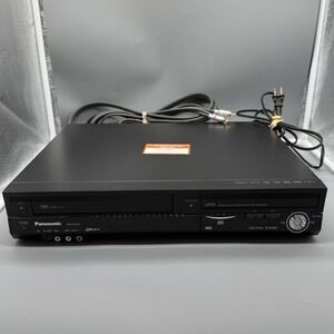 Panasonic DMR-EZ485V DVD VCR Combo Recorder VHS DVD Tested - No Remote